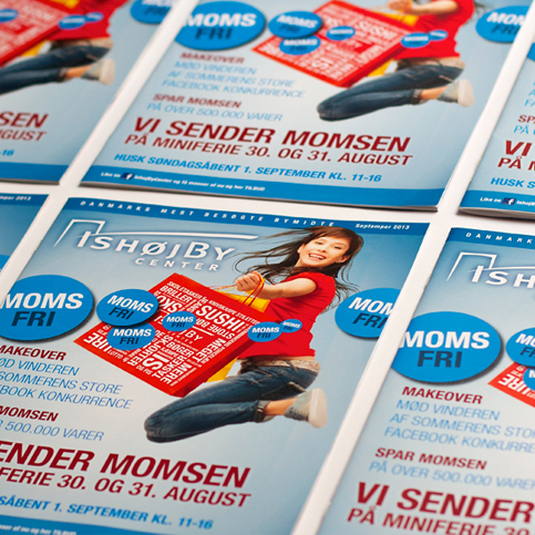 Magazine, ads, Facebook and in store material