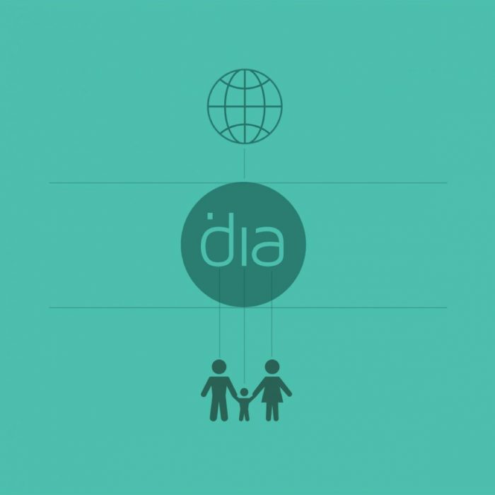 Logo design, Branding univers and website for Danish International Adoption